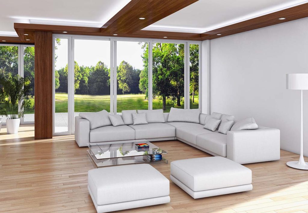 Green Level Construction-3d Rendering-Living Room